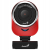Genius QCam 6000 kamera web Full HD, czerwona 1920x1080, USB 2.0