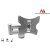 Maclean Uchwyt telewizora uniwersalny max VESA 200x200 23-50