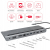 Unitek D1022A Replikator USB-C 11w1 HDMI DP VGA