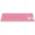 Canyon OnType 10 Low Profile - klawiatura przewodowa TKL (różowa, EN)