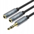 Unitek przewod miniJack 3,5mm (M) - 2x 3,5mm (F)