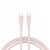 CANYON Kabel CC60SC10 C-C 60W 1m Silikonowy Różowo - Piaskowy