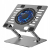 Podstawka pod laptop ART P12 alu.13/24/23cm reg.wys+kąta wentylator+LED