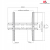 Uchwyt Maclean MC-748 do TV 32-55'' 35kg