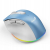 Genius Ergo 9000S Pro Mysz bezprzewodowa, biało-niebieska, 2400DPI