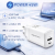 Qoltec Ładowarka sieciowa 45W GaN 5-20V 1.5-3A 1x USB-C PD 1 x USB QC 3.0