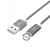 Unitek Y-C4023GY kabel USB-Lightning/microUSB 1.5m