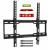 Uchwyt do TV Maclean max VESA 400x400 32-70" 45kg odchylenie +0°-10° MC-412