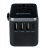 Verbatim, Adapter podróżny World-to-World UTA-04 USB-A, USB-C, czarny, 61 W