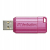 Verbatim USB flash disk, USB 2.0, 128GB, StoreNGo PinStripe, różowy, 49460