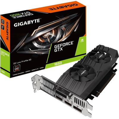 Gigabyt GeForce GTX 1650 OC Low Profile 4G  HDMI DP DVI-D SKLEP KOZIENICE RADOM