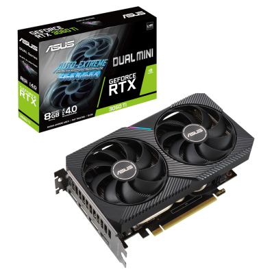 ASUS DUAL MINI V2 RTX 3060 Ti 8GB HDMI DP LHR DUAL-RTX3060TI-8G-MINI-V2 SKLEP KOZIENICE RADOM