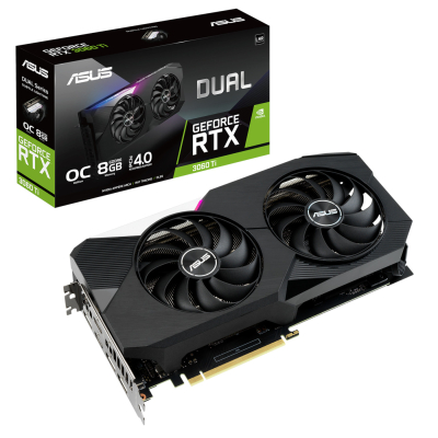 ASUS DUAL V2 RTX 3060 Ti OC 8GB HDMI DP LHR DUAL-RTX3060TI-O8G-V2 SKLEP KOZIENICE RADOM