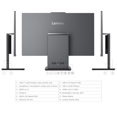 Lenovo All-in-One ThinkCentre neo 50a G5 12SD0023PB Windows 11 Pro i5-13420H 16GB 512GB 23.8