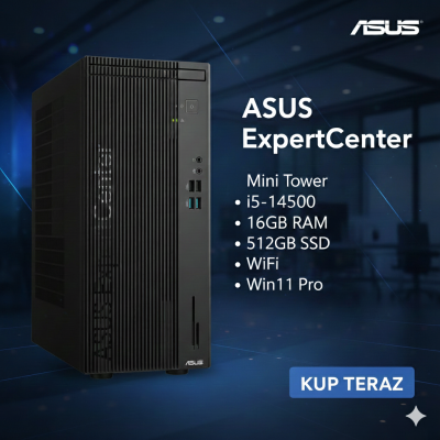 Komputer ASUS ExpertCenter i5-14500 16GB 512GB Wi-Fi Win11 Pro Mini Tower