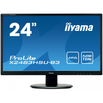 Monitor 24" IIYAMA X2483HSU-B3 FullHD AMVA HDMI USB SKLEP KOZIENICE RADOM