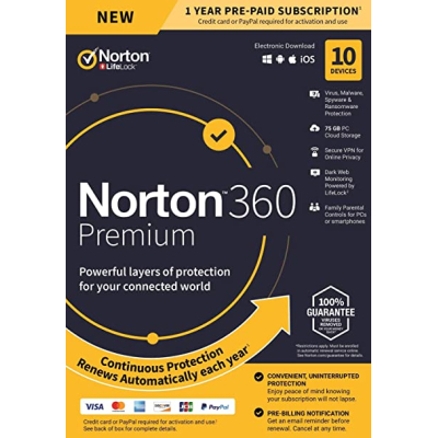 NORTON 360 PREMIUM 21394497 PL 1 Użytkownik 10 Urządzeń 1 Rok wersja elektroniczna SKLEP KOZIENICE RADOM
