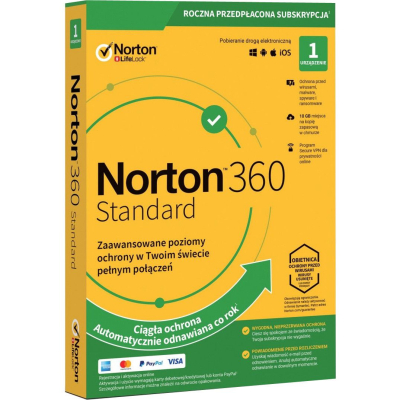 NORTON 360 Standard PL 21395085 1 stanowisko 1 rok SKLEP KOZIENICE RADOM