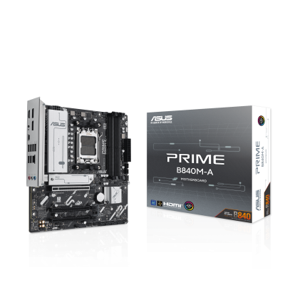 Asus Płyta główna PRIME B840M-A AMD AM5 4DDR5 DP/HDMI micro-ATX SKLEP KOZIENICE RADOM