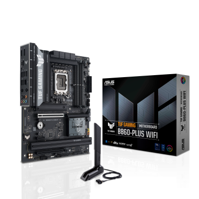 Asus Płyta główna TUF GAMING B860-PLUS WIFI Intel LGA1851 4DDR5 DP/HDMI ATX SKLEP KOZIENICE RADOM