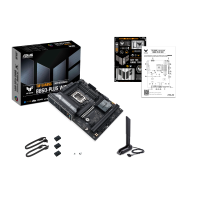 Asus Płyta główna TUF GAMING B860-PLUS WIFI Intel LGA1851 4DDR5 DP/HDMI ATX SKLEP KOZIENICE RADOM