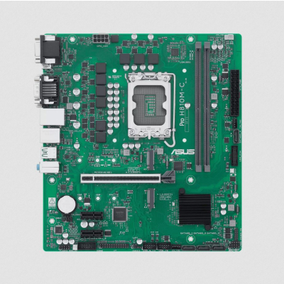 Asus Płyta główna Pro H810M-C-CSM Intel LGA1851 2DDR5 DP/HDMI/VGA/DVI-D micro-ATX SKLEP KOZIENICE RADOM