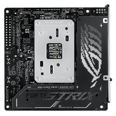 Asus Płyta główna ROG STRIX X870-I GAMING WIFI AMD AM5 4DDR5 HDMI/USB mini-ITX SKLEP KOZIENICE RADOM