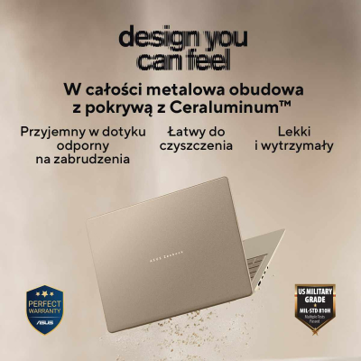 ASUS Zenbook 14 UX3480AA-U1341W OLED Intel Core Ultra 7 355 16GB 512GB Windows 11 Home SKLEP KOZIENICE RADOM