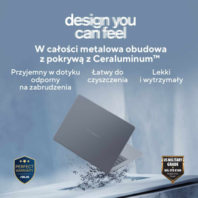 ASUS Zenbook 14 UX3480QA-U1031W OLED Snapdragon X X1 16GB 512GB Windows 11 Home SKLEP KOZIENICE RADOM