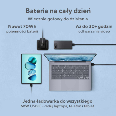 ASUS Zenbook 14 UX3480QA-U1031W OLED Snapdragon X X1 16GB 512GB Windows 11 Home SKLEP KOZIENICE RADOM