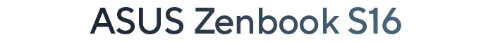 logo ASUS Zenbook S16