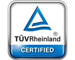 TÜV Rheinland-certified icon with the text Low Blue Light (Hardware Solution)